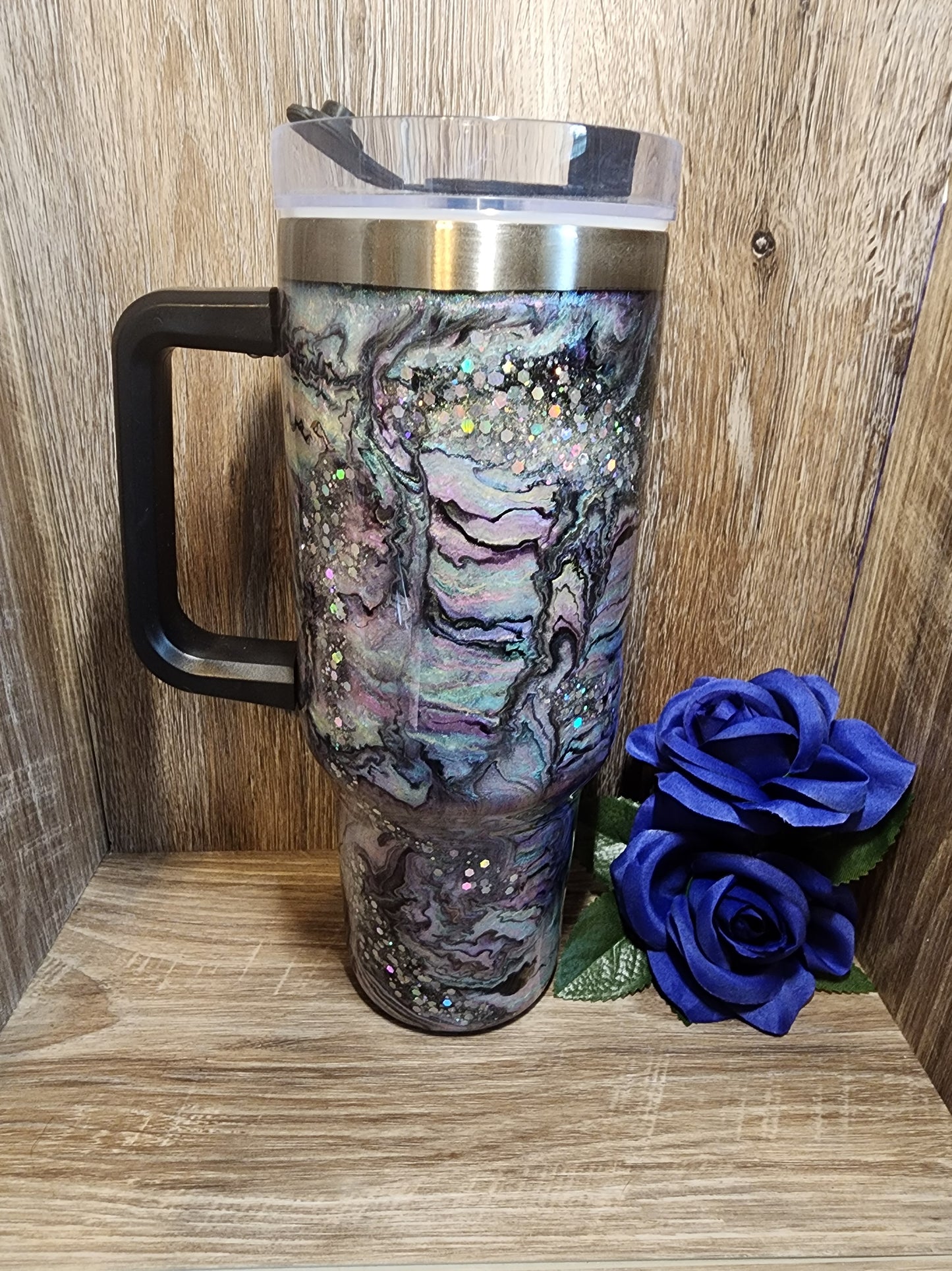 40 OZ TUMBLER with HANDLE