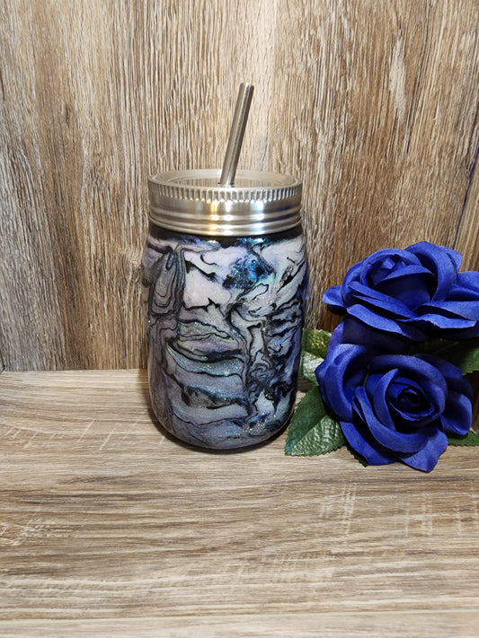 12 OZ STAINLESS MASON JAR