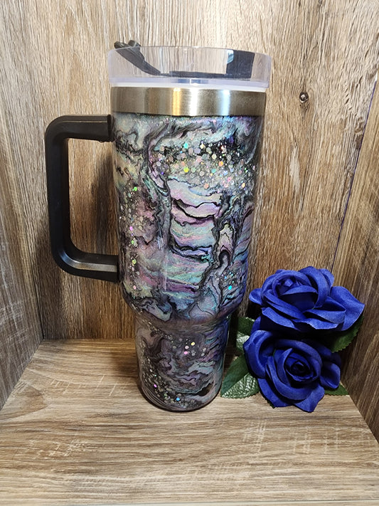 40 OZ TUMBLER with HANDLE