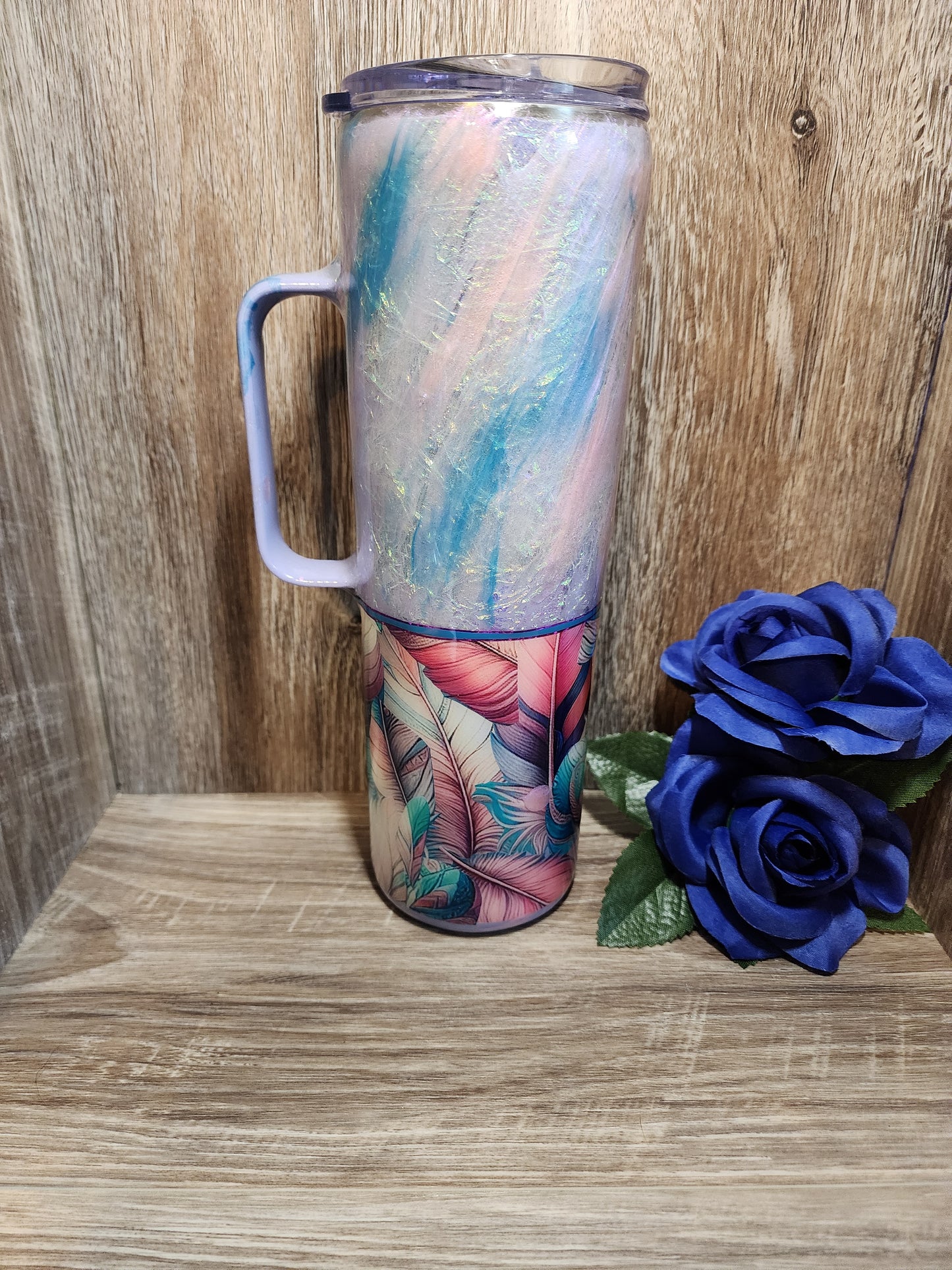 20 OZ SKINNY TUMBLER WITH HANDLE
